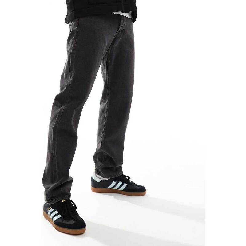 Jack & Jones Chris straight jean in washed black