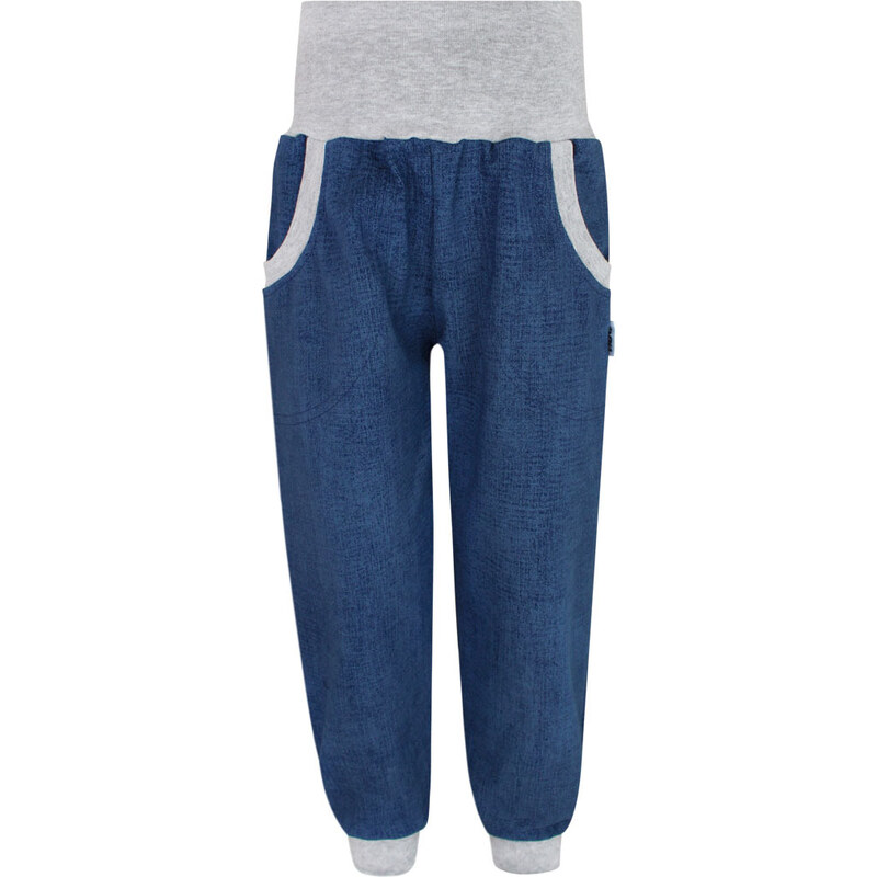 V-Mart, SLIM dětské tepláky s vysokým pasem - jeans