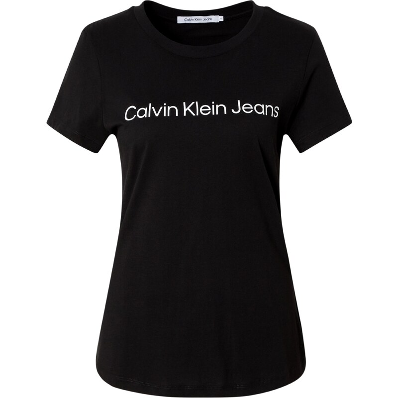 Calvin Klein Jeans Tričko černá / bílá 73868121