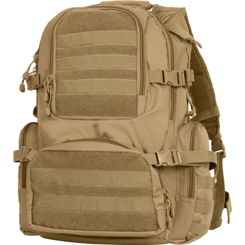 ROTHCO Batoh MULTI CHAMBER ASSAULT MOLLE coyote 55L