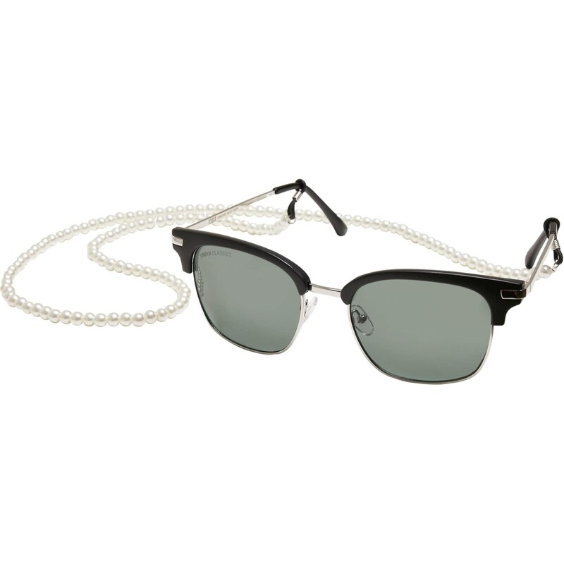 Urban Classics Sluneční brýle černá / bílá 109459264