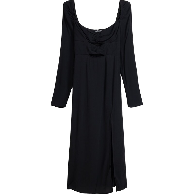 Bershka Šaty černá 109590804