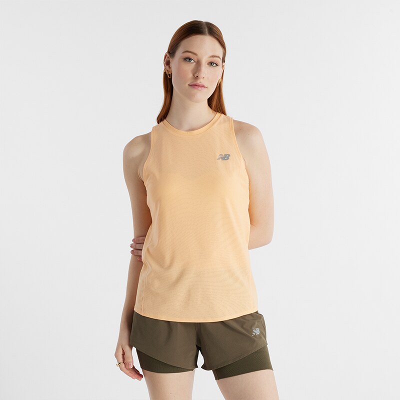 Dámské tričko New Balance WT41280PAE – oranžová