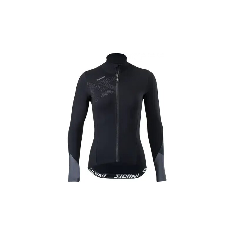 Silvini Calvana dámský dres dlouhý rukáv black/charcoal vel. M 99612100