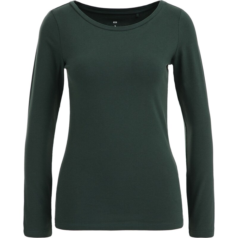 WE Fashion Tričko tmavě zelená 98743821