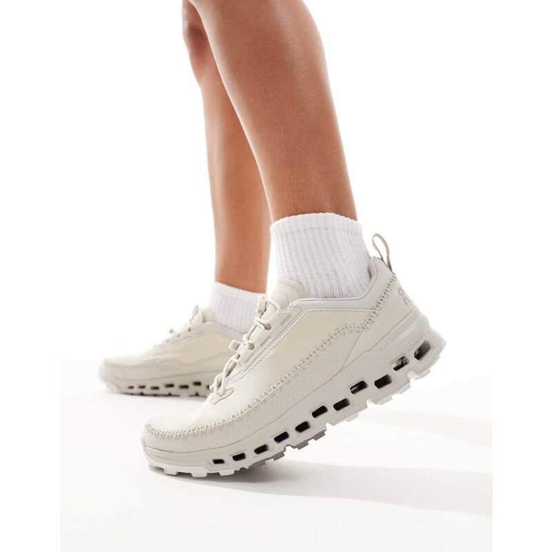 ON Cloudaway 2 trail running trainers in stone and white-Neutral 99701535