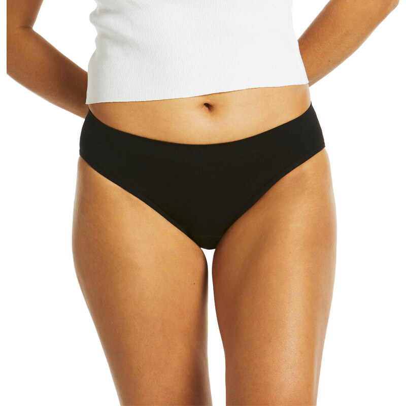 Menstruační kalhotky Love Luna Seamfree Bikini (LLUWSFBI-BLAC)