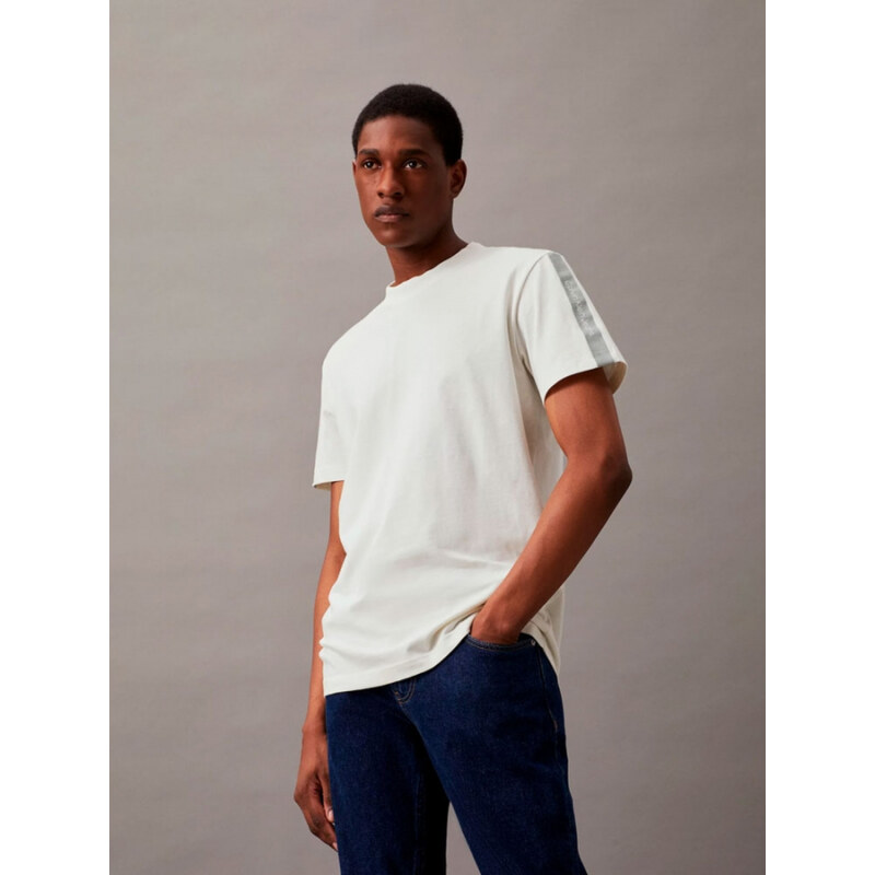 Calvin Klein pánské krémové tričko