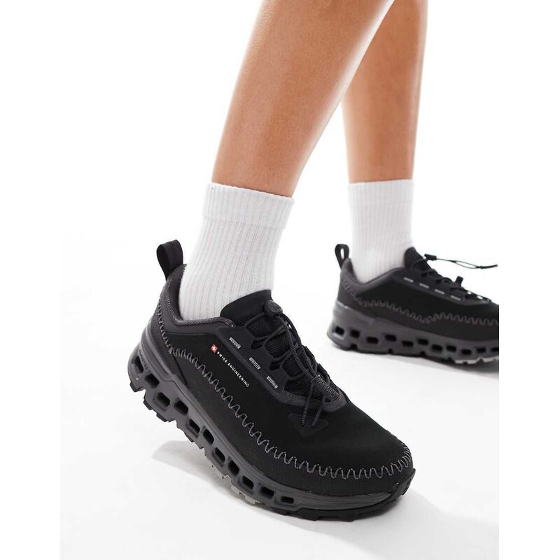 ON Cloudaway 2 trail running trainers in all black 98824849