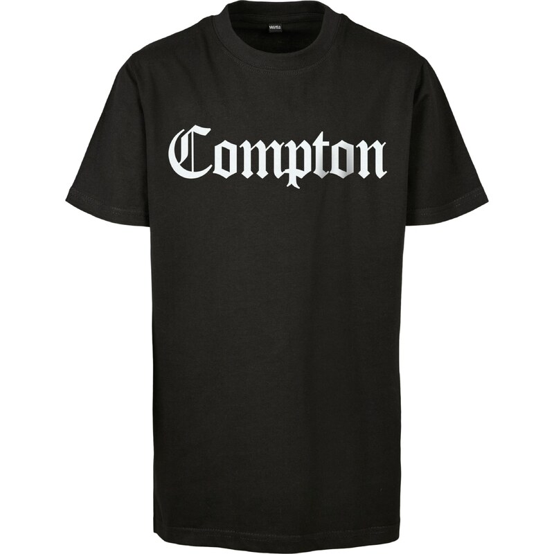 Mister Tee Tričko Compton černá / bílá