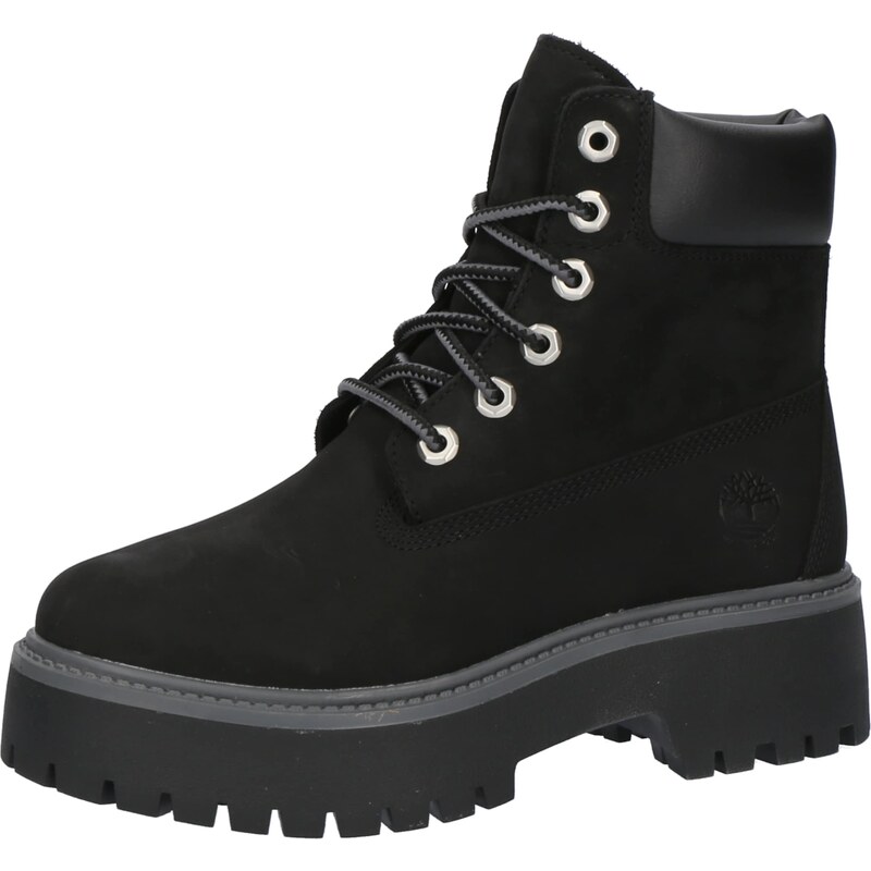 TIMBERLAND Šněrovací kozačky Stone Street černá 98826083