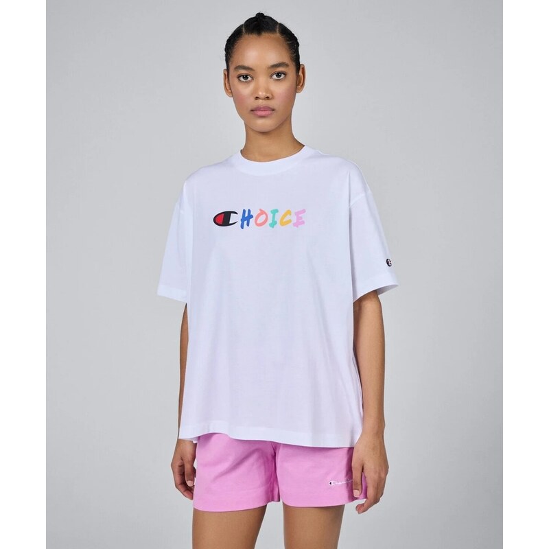 Champion Crewneck T-Shirt WHT 100352727