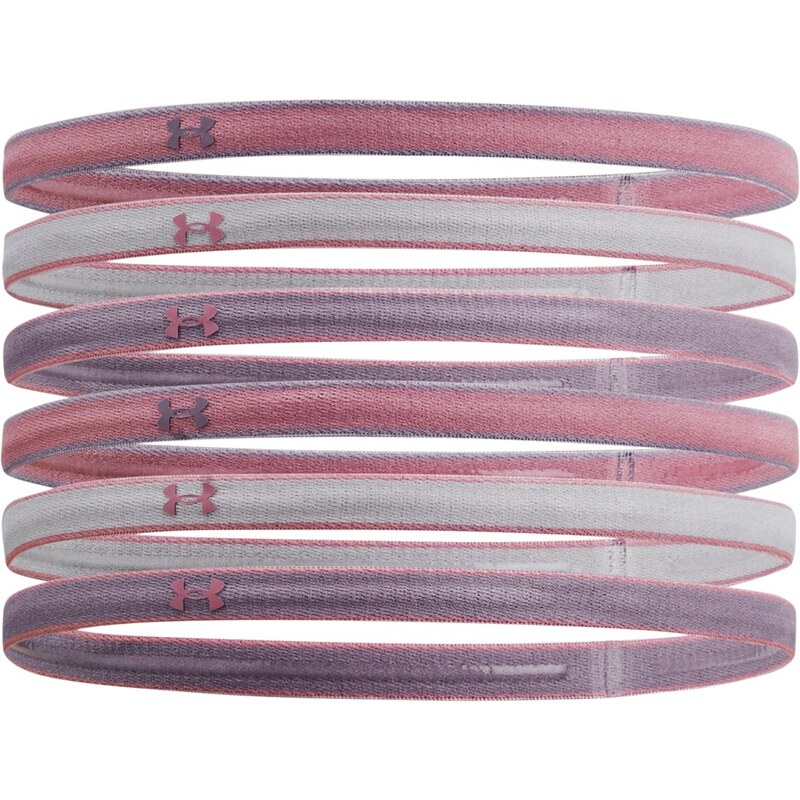 UNDER ARMOUR Mini Headbands (6pk) PNK