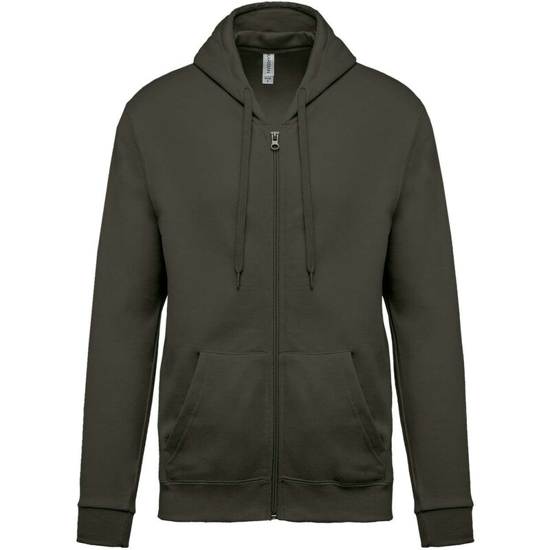 Kariban Unisex mikina na zip Full –