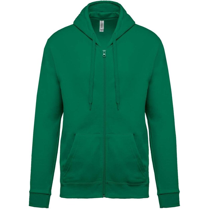 Kariban Unisex mikina na zip Full –