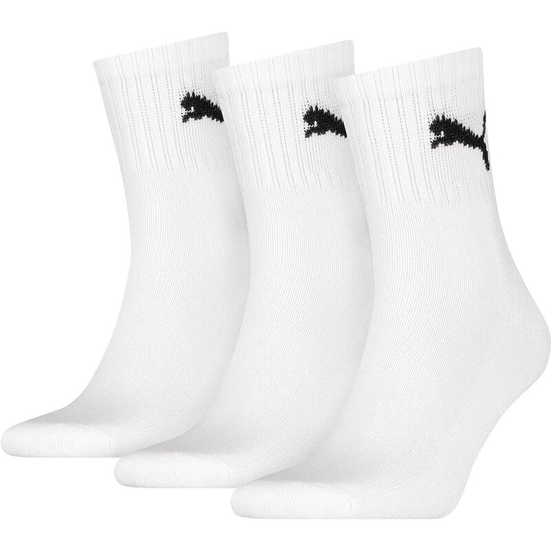 PUMA Ponožky černá / bílá