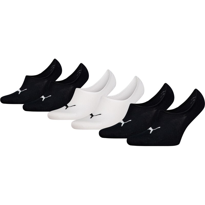 PUMA Ťapky černá / bílá