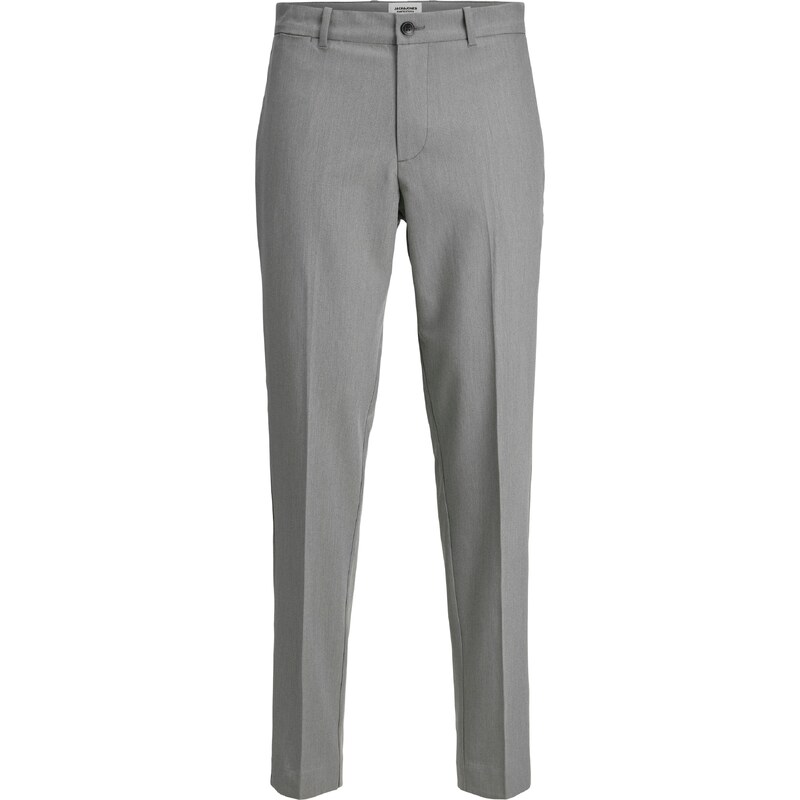 JACK & JONES Kalhoty s puky Jstace Leo šedý melír