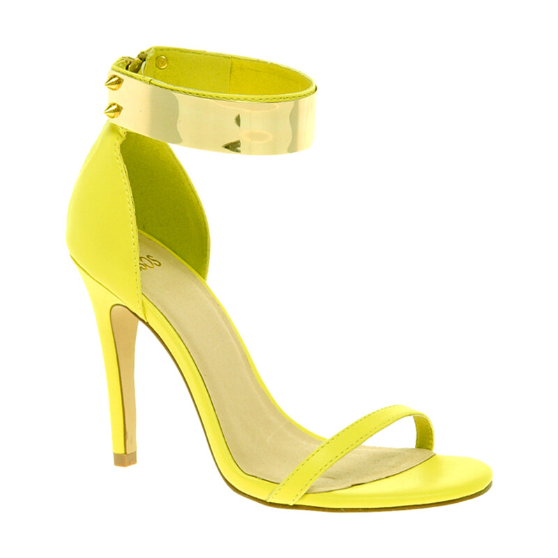 ASOS HONG KONG Heeled Sandals with Metal Trim