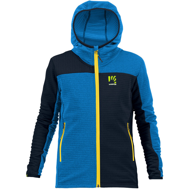 Karpos NUVOLAU KID mikina se zipem Outer Space/Indigo Bunting