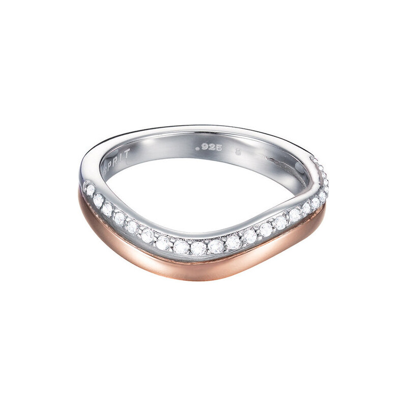 Esprit Stříbrný prsten Brilliance ESPRIT-JW50012 Bicolor