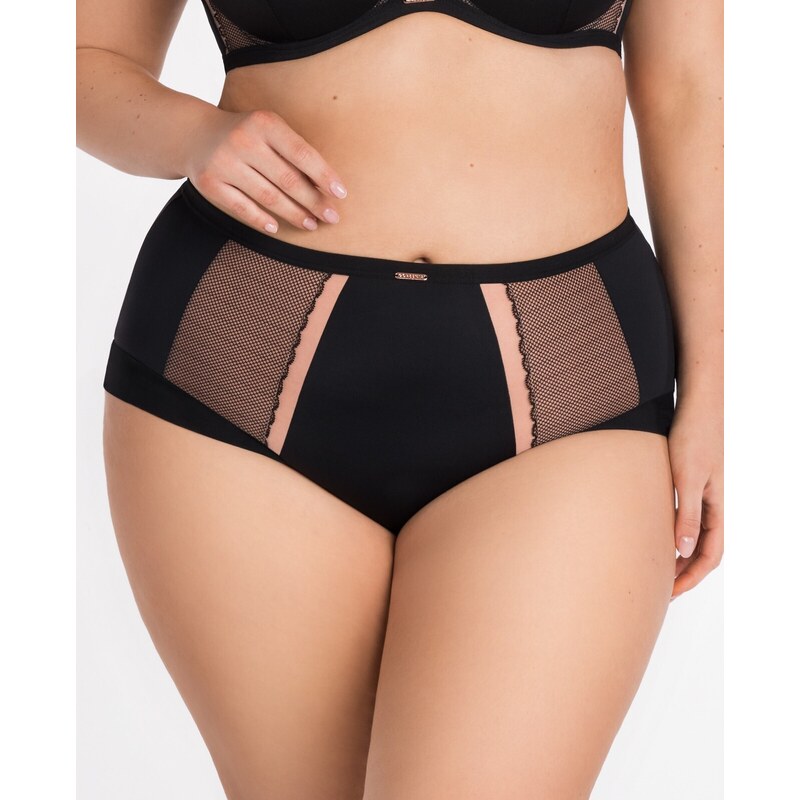 Černé kalhotky Gorsenia Luisse K 442/1 Luisse S-4XL
