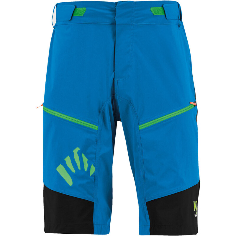 Karpos Rapid Baggy Kraťasy modré/černé/zelené fluo