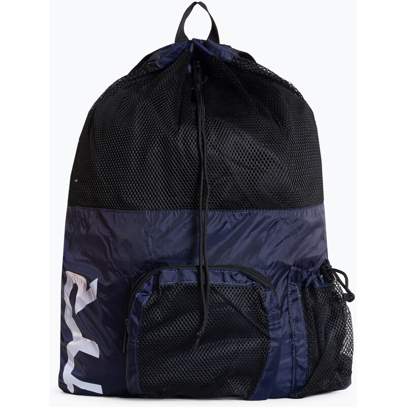 Bazénový batoh TYR Big Mesh Mummy Bag námořnictvo LBMMB3_401