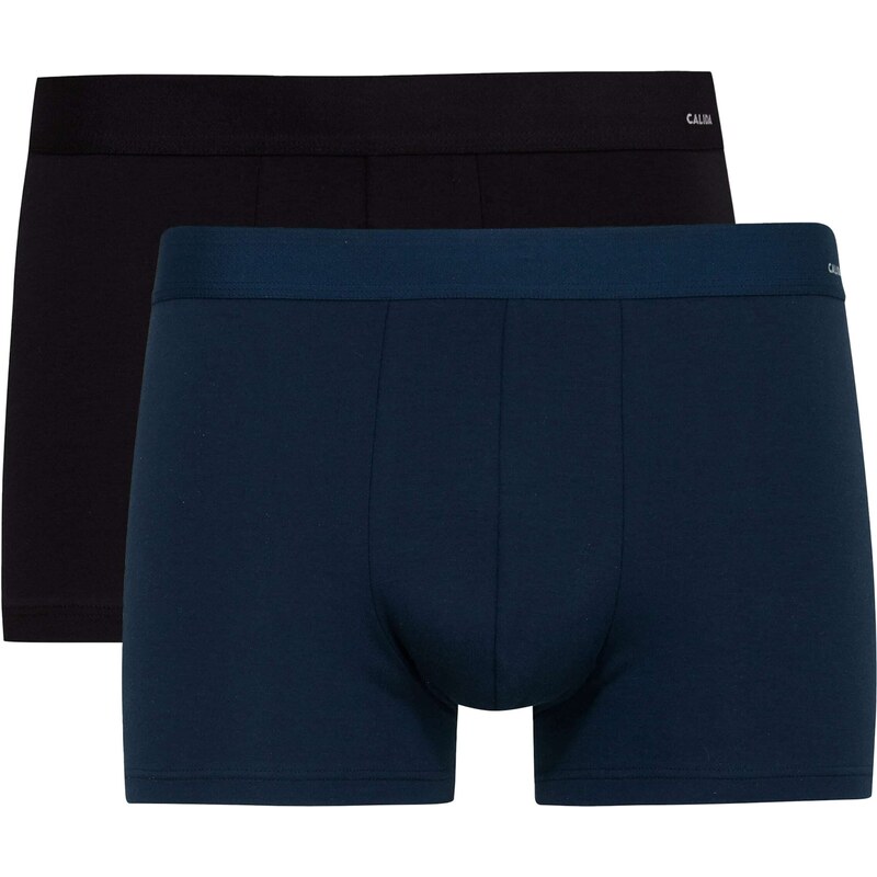 CALIDA Boxerky modrá / černá / bílá