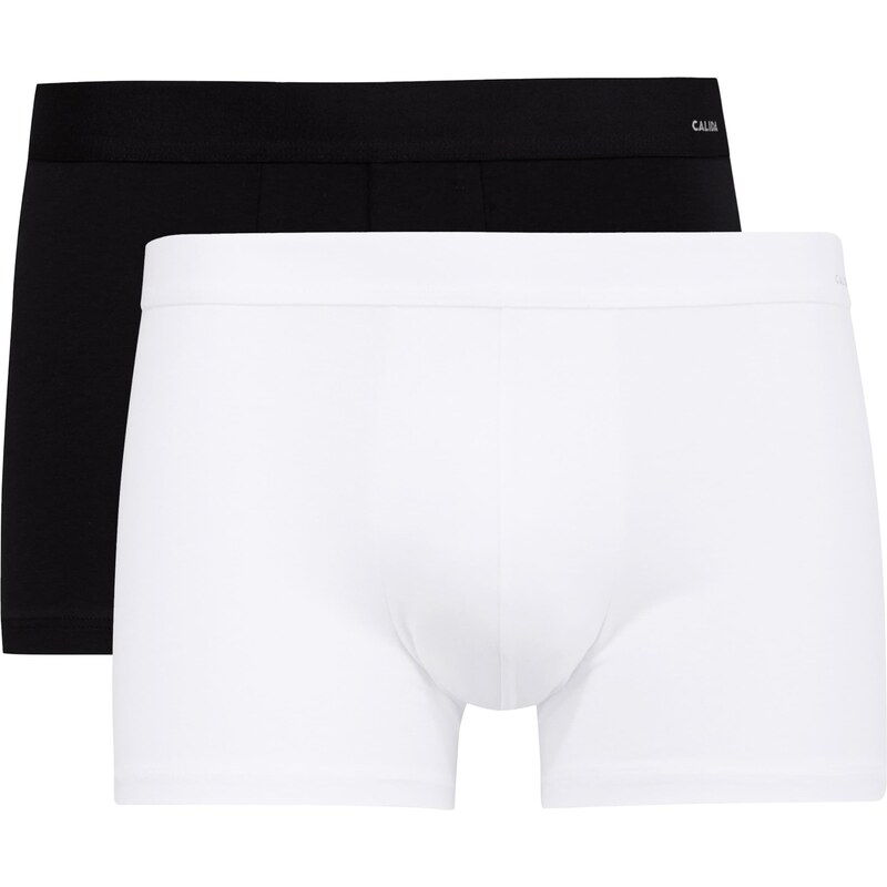 CALIDA Boxerky Activity Cotton černá / bílá