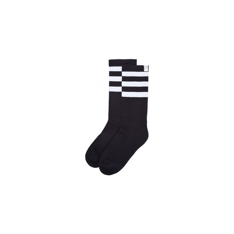 Ponožky Marshal Apparel Ankle Stripe Socks Black