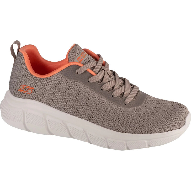 Šedé dámské tenisky Skechers Bobs Sport B Flex - Quick Pivot