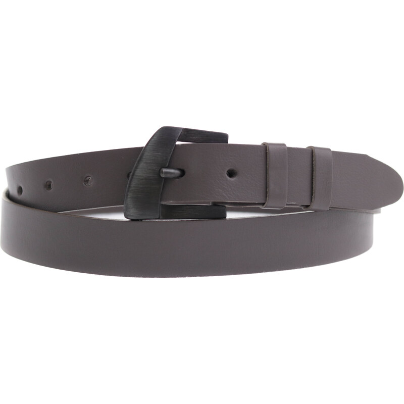 Dámský kožený opasek Black Hand 032-87 šedohnědý - taupe 98986612