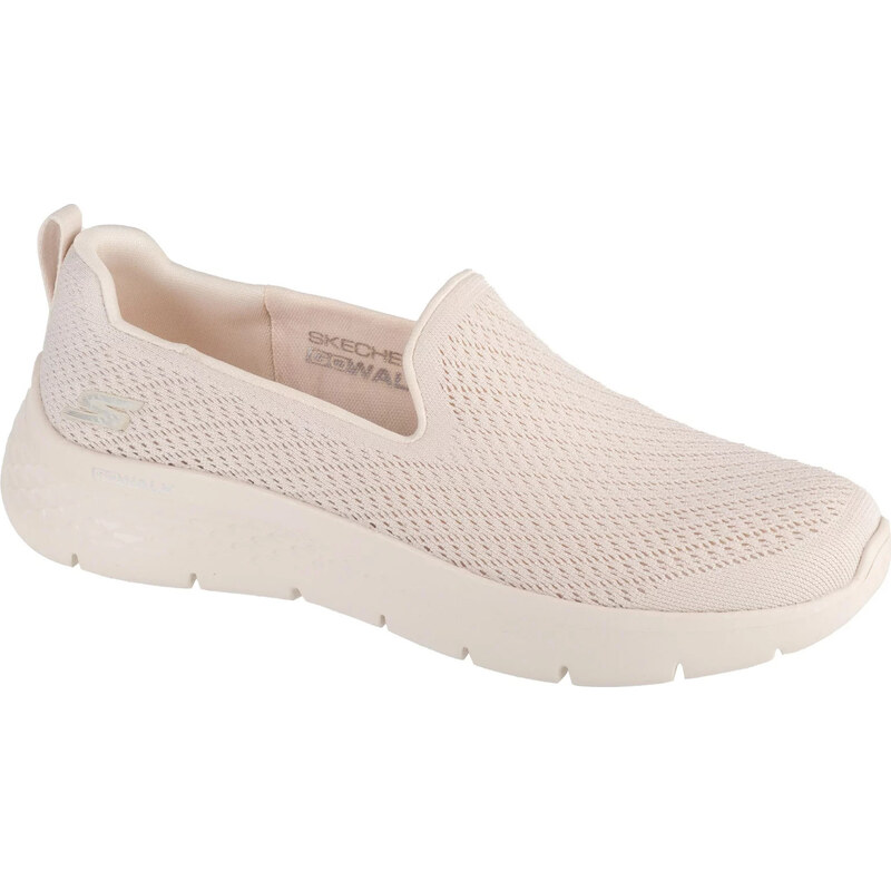 Pudrové dámské slip-on tenisky Skechers Go Walk Flex - Ocean