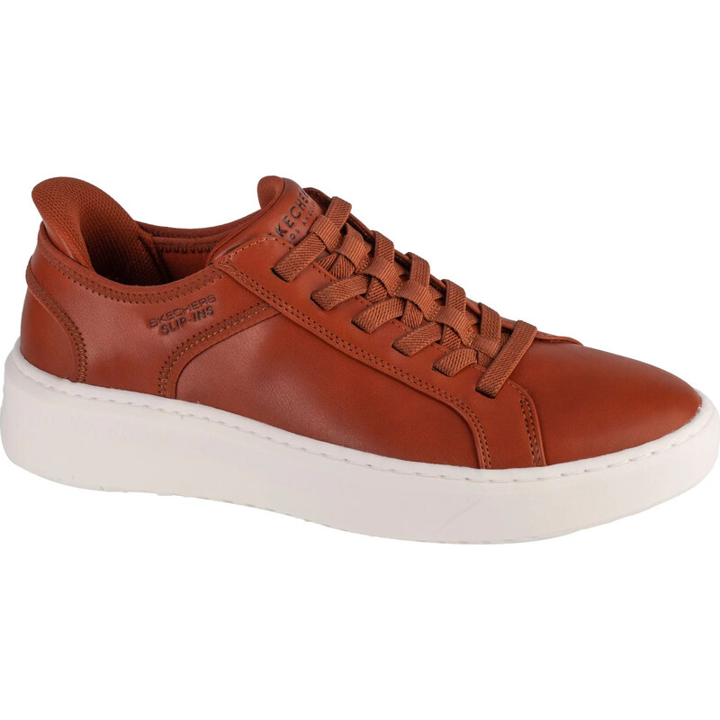 Hnědé pánské tenisky Skechers Slip-Ins: Court Break - Suit