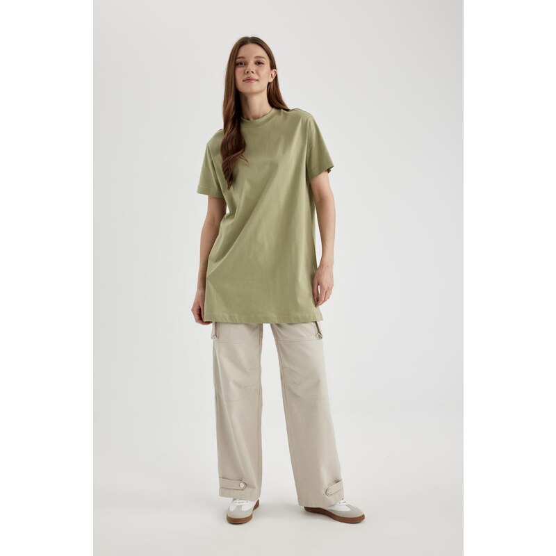 DEFACTO Basic Plain Gabardine Trousers with Cargo Pocket 107079852