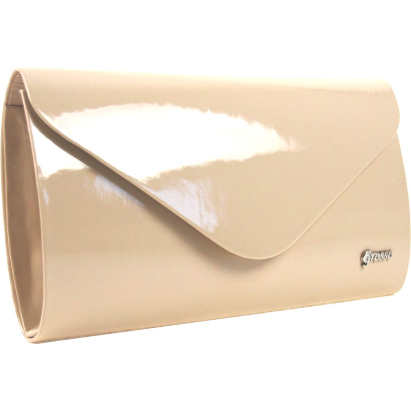Luxusní dámská listová kabelka SP102 béžová GROSSO
