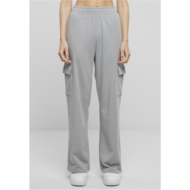 Urban Classics Dámské tepláky Baggy Light Terry světle asfaltové