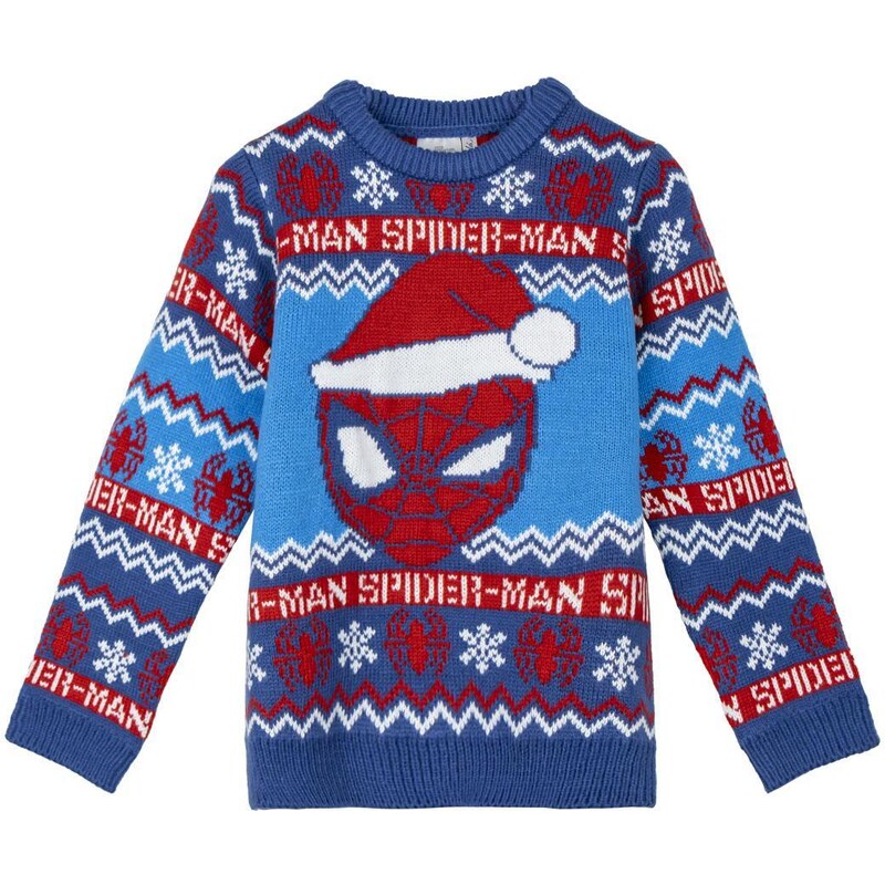 KNITTED JERSEY CHRISTMAS SPIDERMAN