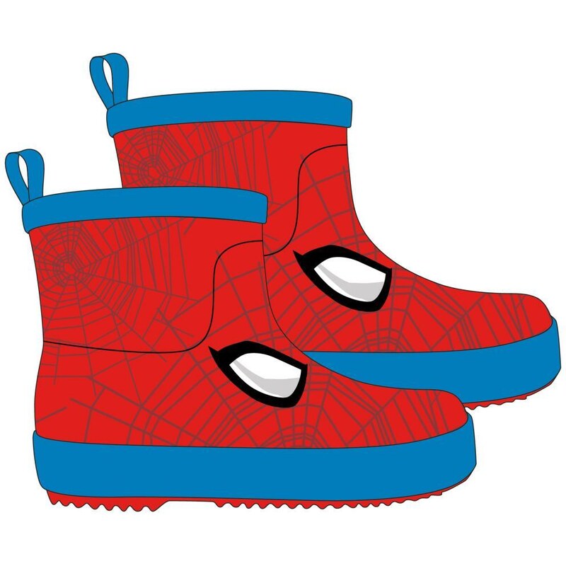BOOTS RAIN RUBBER SPIDERMAN