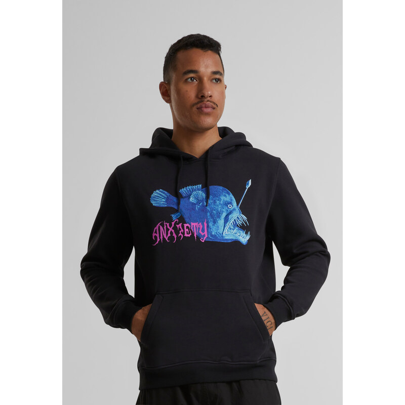 Mister Tee Anxiety Hoody černá