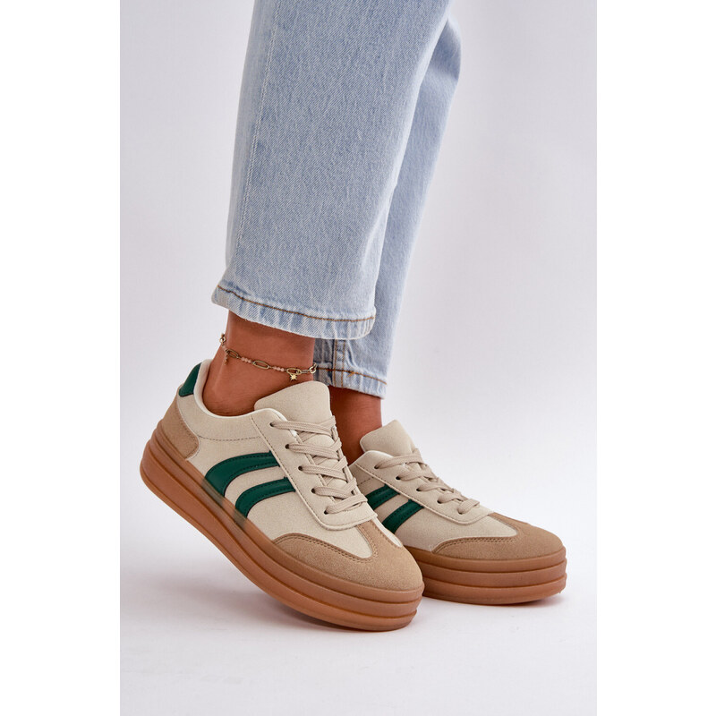 Sportovní boty na platformě model 199173 Step in style