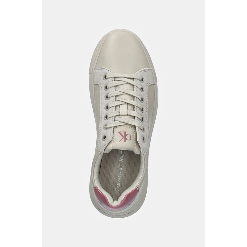 Kožené sneakers boty Calvin Klein Jeans CHUNKY CUPSOLE LTH MG LTH
