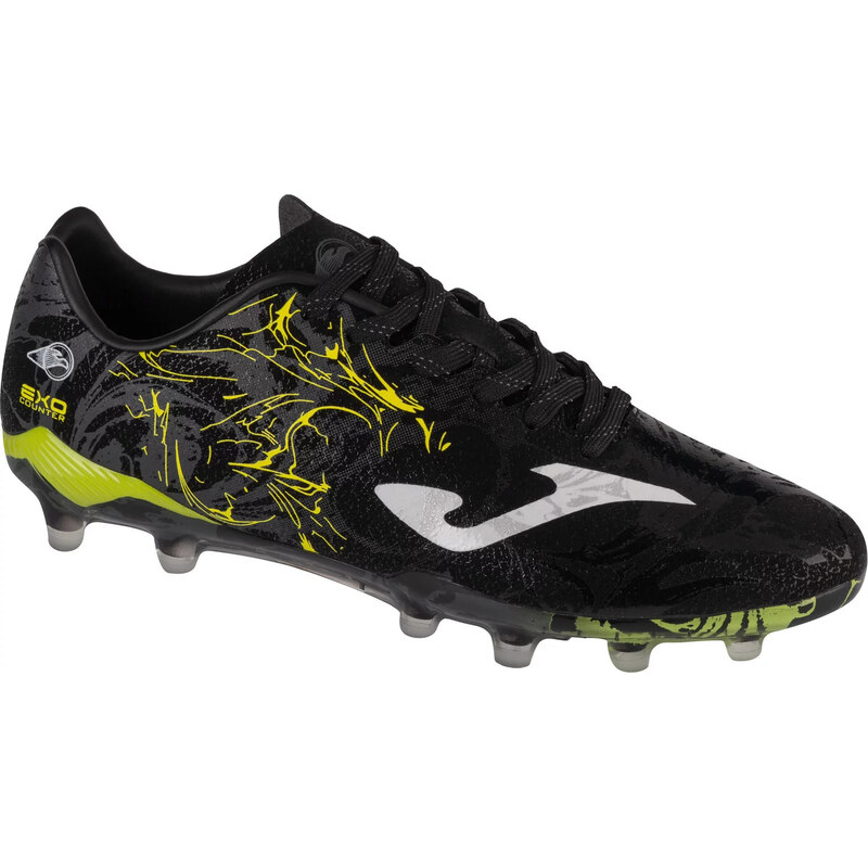 Černo-žluté pánské kopačky Joma Super Copa 2401 FG Černá