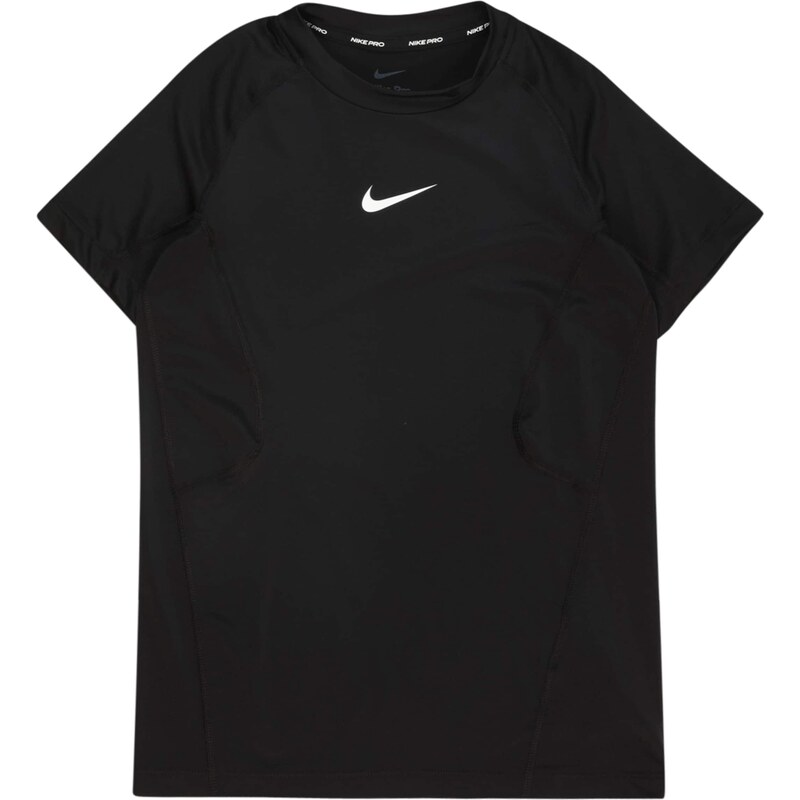 NIKE Funkční tričko Pro černá / bílá