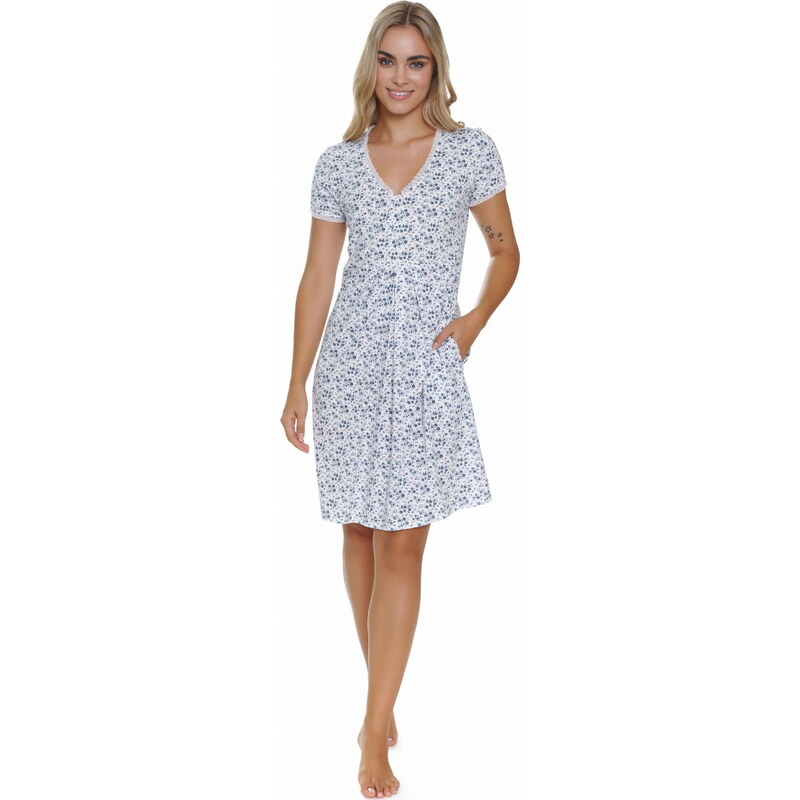 Dámské košile DOCTOR NAP TCB.5335 NAVY BLOOM