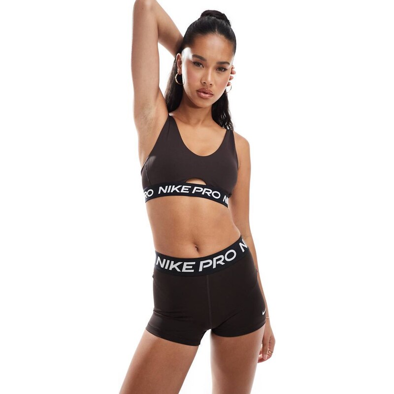 Nike Training Nike Pro Training Indy medium support plunge sports bra 115059026