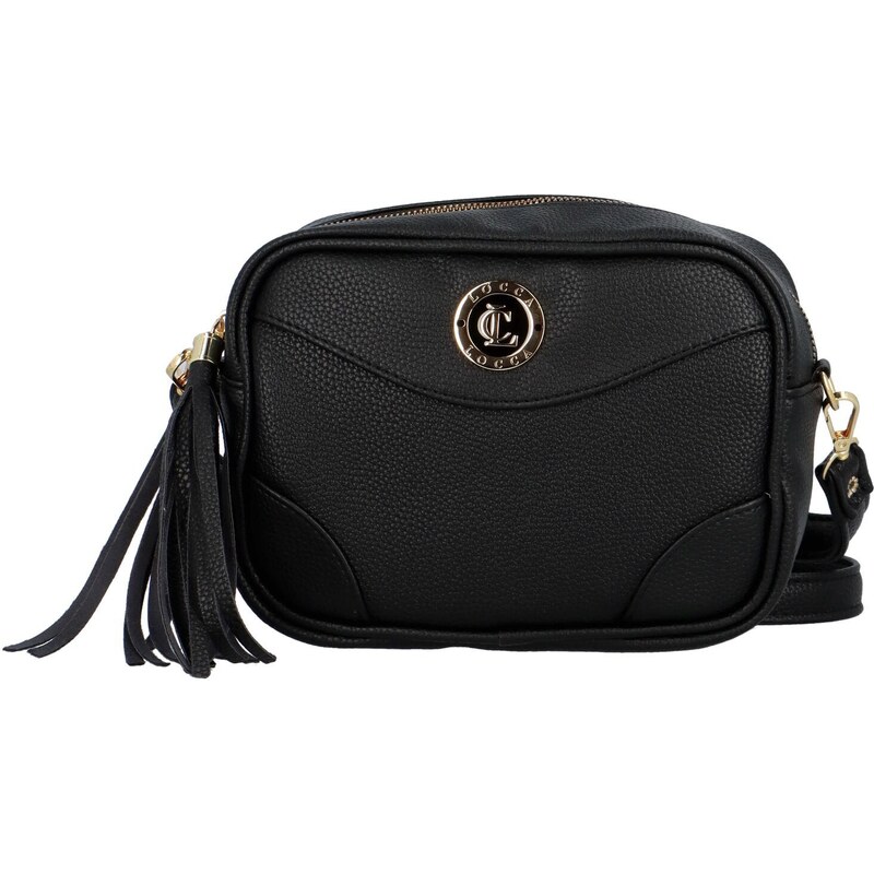 Dámská crossbody kabelka černá - Locca Maksym černá