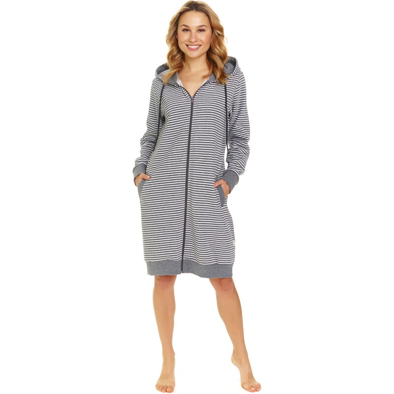 Dámský župan DOCTOR NAP SMZ.5246 DARK GREY