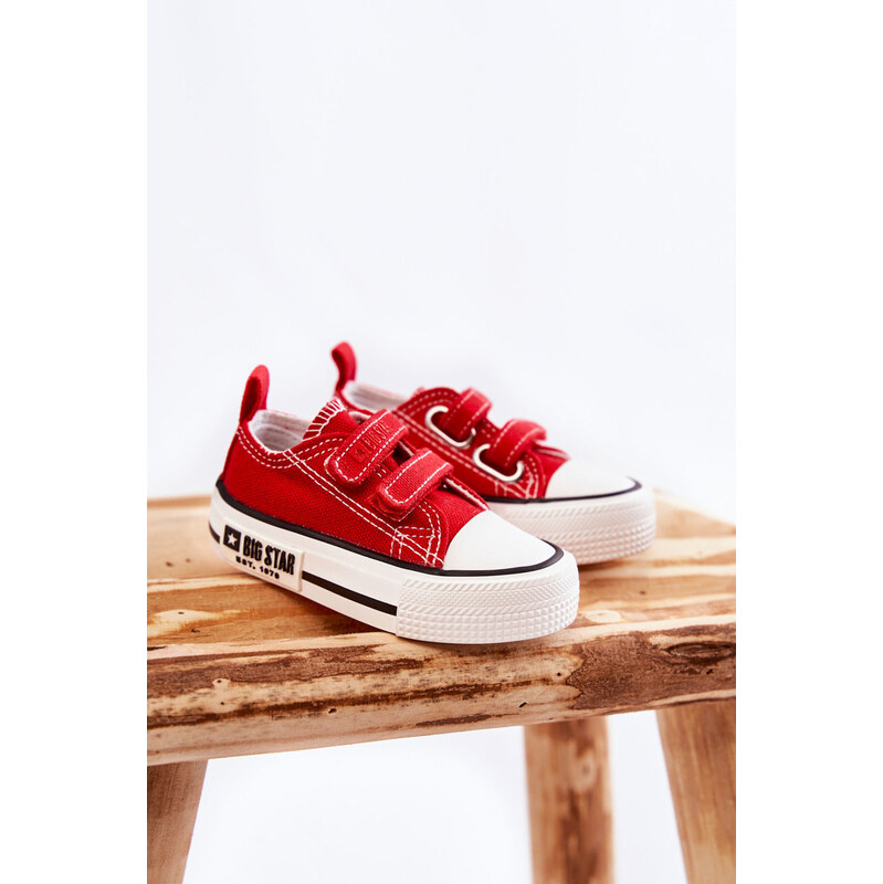 BIG STAR SHOES Dětské látkové tenisky se suchým zipem BIG STAR